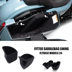 FLTRXSE Accessories Motorcycle Fitted Saddlebag Lining For Harley Touring CVO Road Glide FLTRX ST FLTRXSTSE Compartment Liners