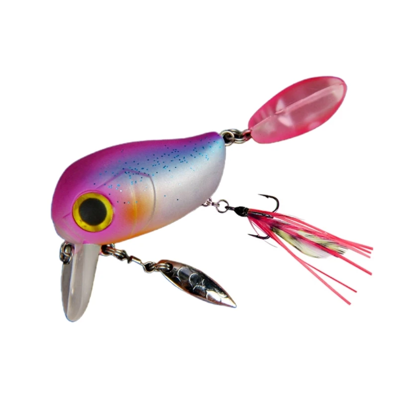 Sinking Pencil Fishing Lure Wobbler 4+2cm 8g Mini Artificial Metal Hard Baits 3D Eyes Walleye Trout Fishing Tackle