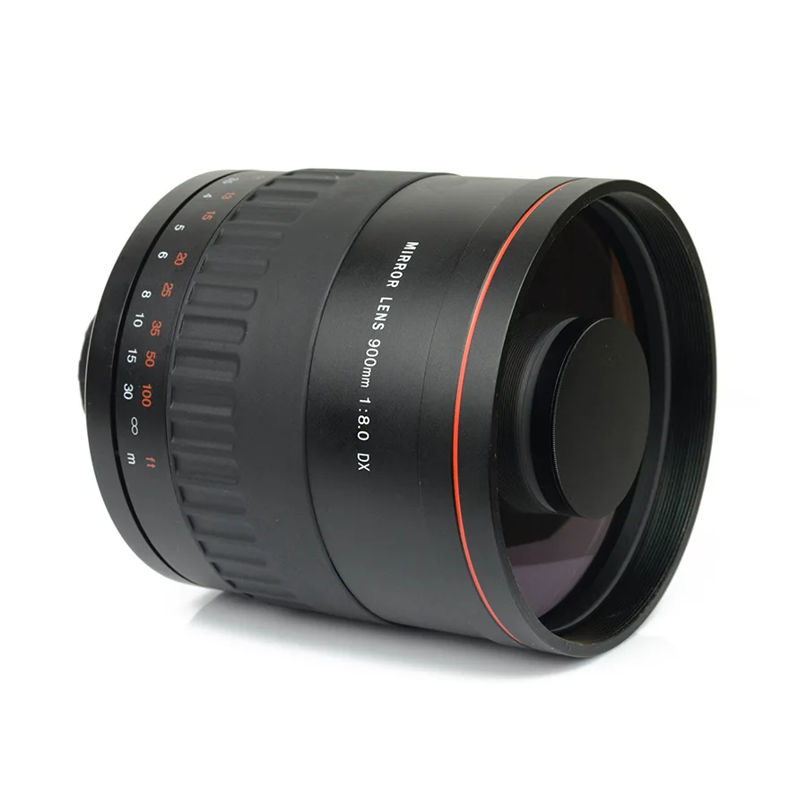 900mmF8 foldback lens, reflective telephoto donut lens, suitable for SLR micro-single, scenic bird shooting