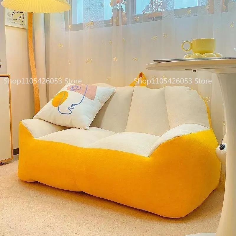 Bedroom small sofa double tatami ins wind human kennel balcony bean bag small apartment sofa lazy sofa