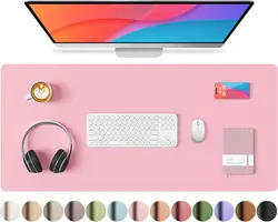XL mousepad Portable Mouse pad large Gaming Waterproof Non-slip PU Suede Desk Mat Computer Keyboard Desk Pad for Office/Home