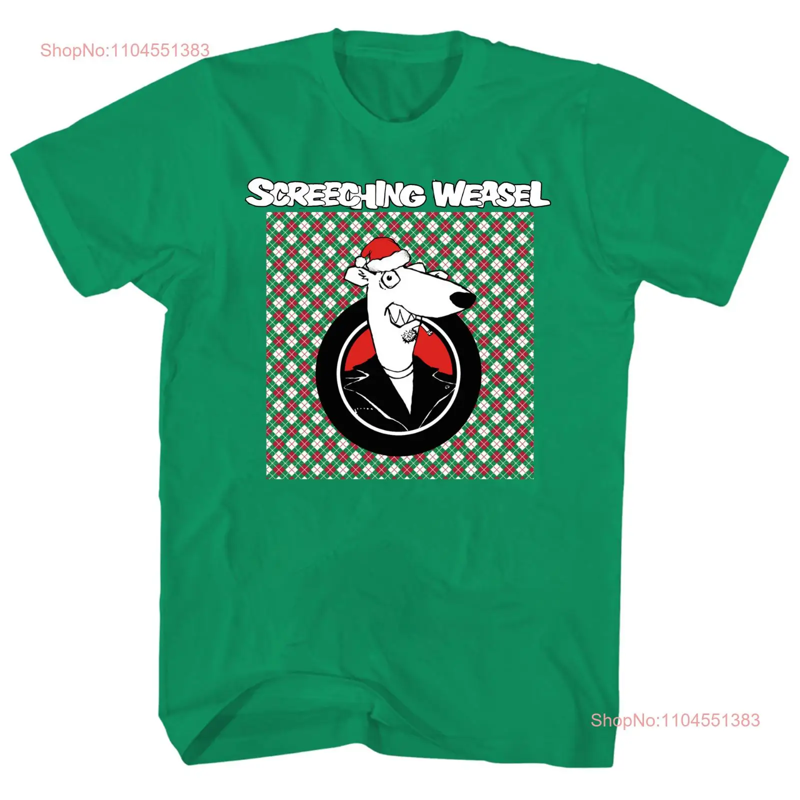 

SCREECHING WEASEL Merry Christmas Gift For Family Cotton S to 5XL T-shirt S5802
