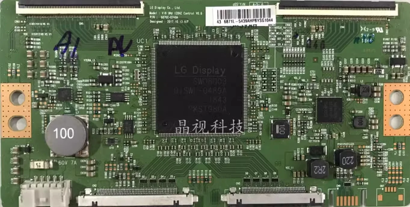 

New original V18 UHD 6870C-0749A logic board screen LC650EQL-SLA1 4K 120HZ