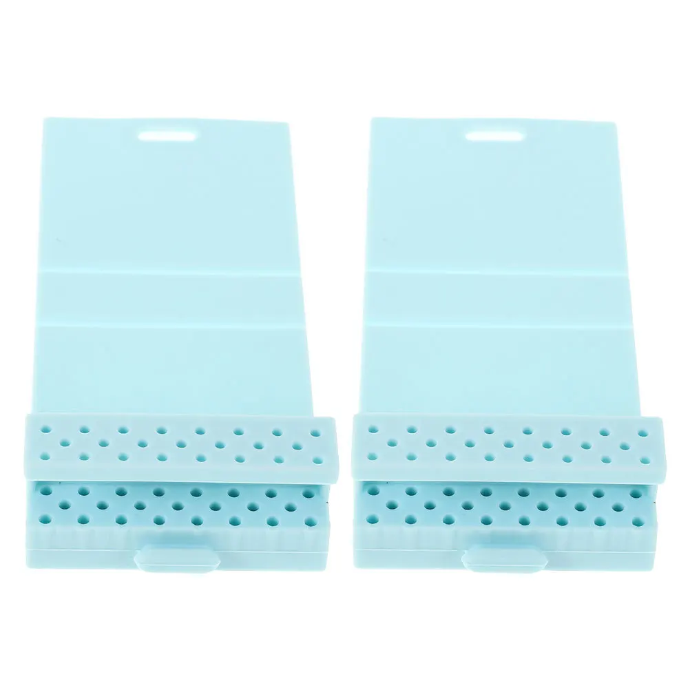 Organisateur de forets à ongles, 2 pièces, porte-outil Portable avec Design moderne pour organiser les têtes de meulage et les embouts à la maison ou au Salon