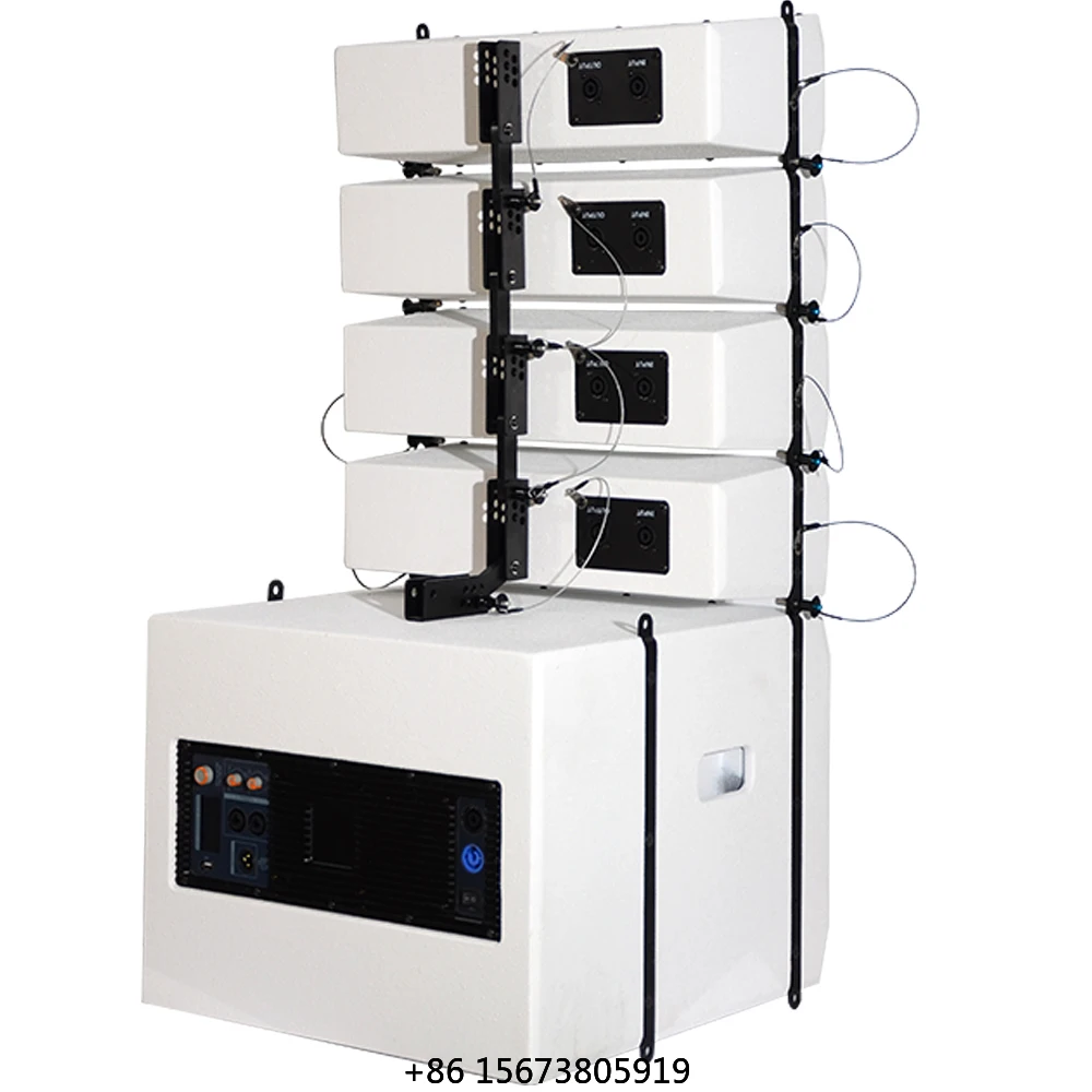 Accuracy Pro Audio LA412D-W New Product China PA 1000W Concert Stage Sound System DJ Powered Active Line Array Speaker