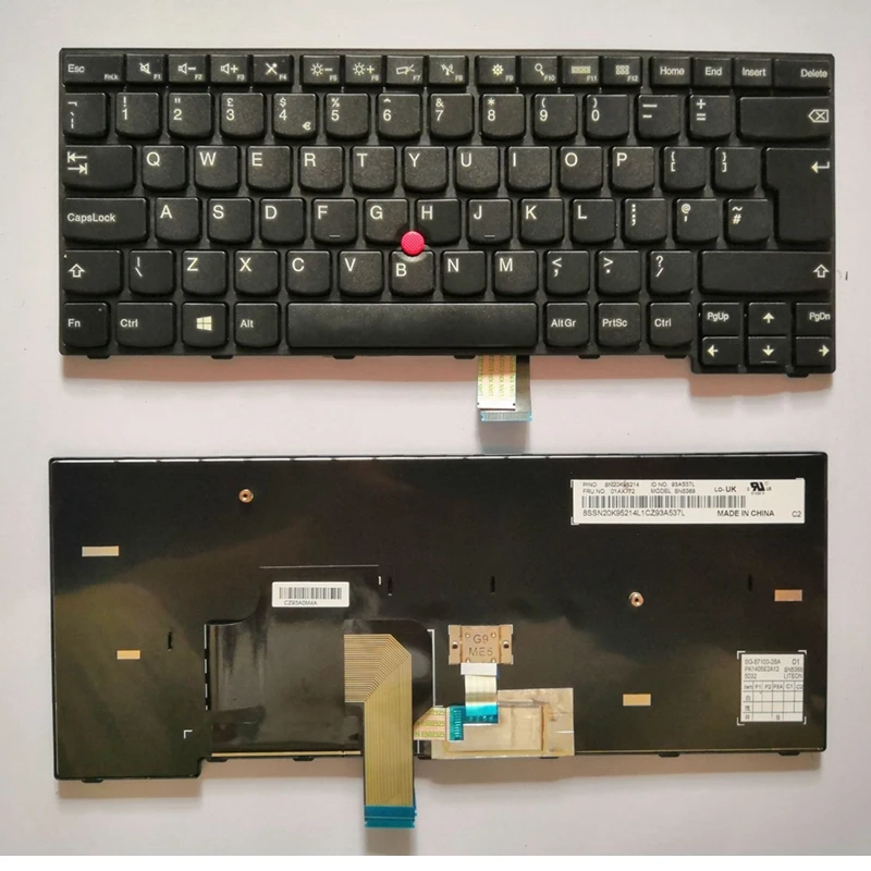 

Новая клавиатура США/Великобритании/SP/AR/FR/RU/BR для Lenovo Thinkpad E450 E455 E450C W450 E460 E465 Испанский Арабский Французский Русский Бразилия