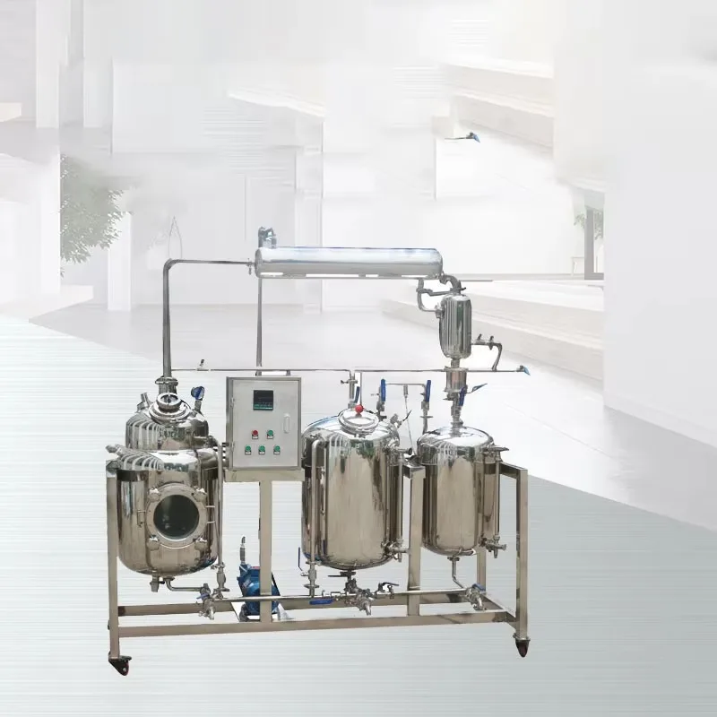 Stainless Steel Traditional Herbal Extractor Equipment Tank Reactor Vessel Container for Efficient Herbal Extraction