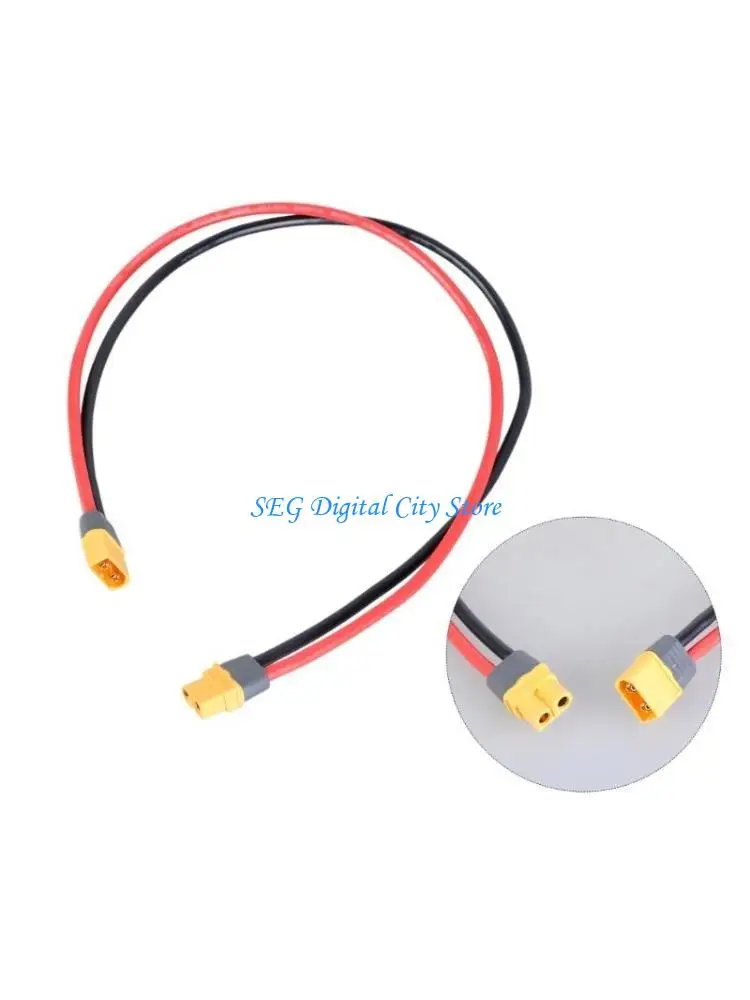 

U75B Remote Battery Extension Cord XT60 Male to Female 12AWG for FPV Use