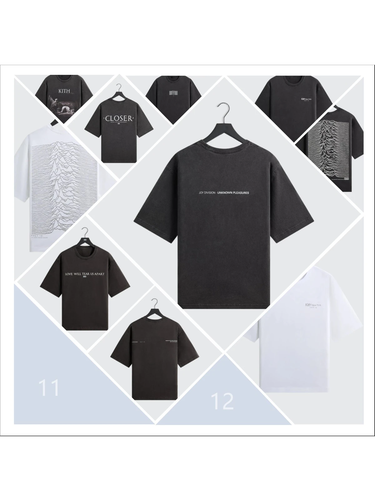 Pure Cotton Short Sleeve T-Shirt Joy Division Print Casual Youth Fashion Sweat Absorbent Summer Top for Men And Women
