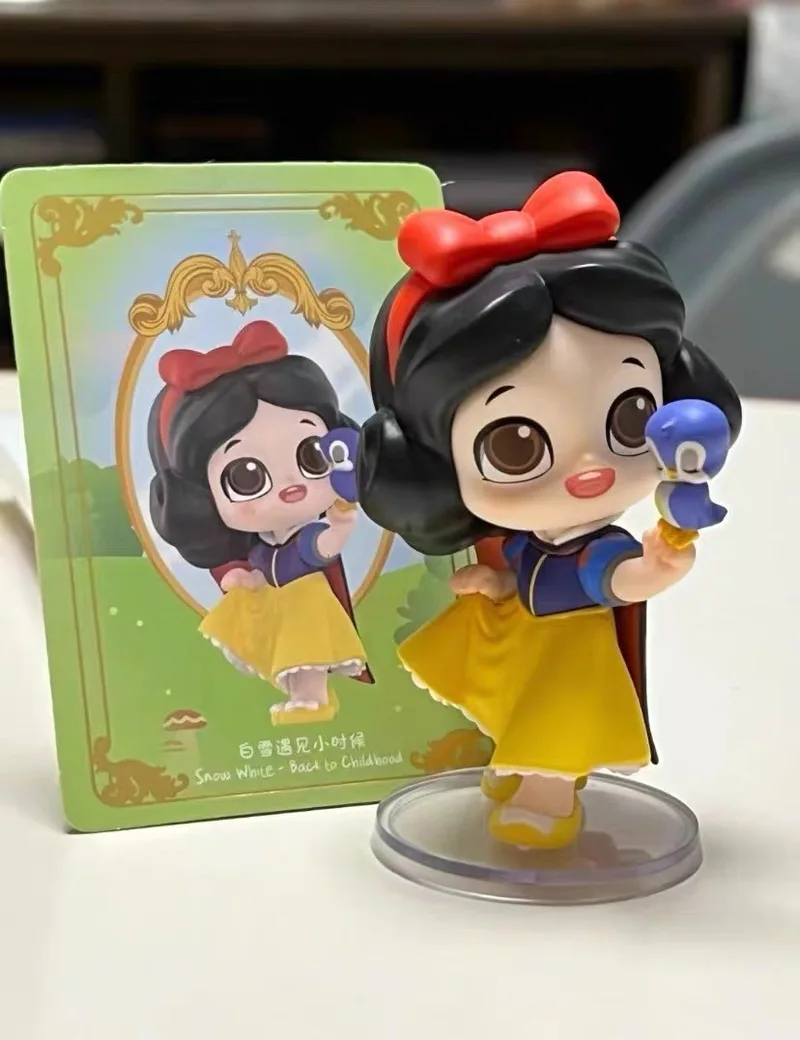 Disney Princess Blind Box Childhood Mysterious Surprise Box Snow White Little Mermaid Ariel Cinderella Aurora Figure Gift