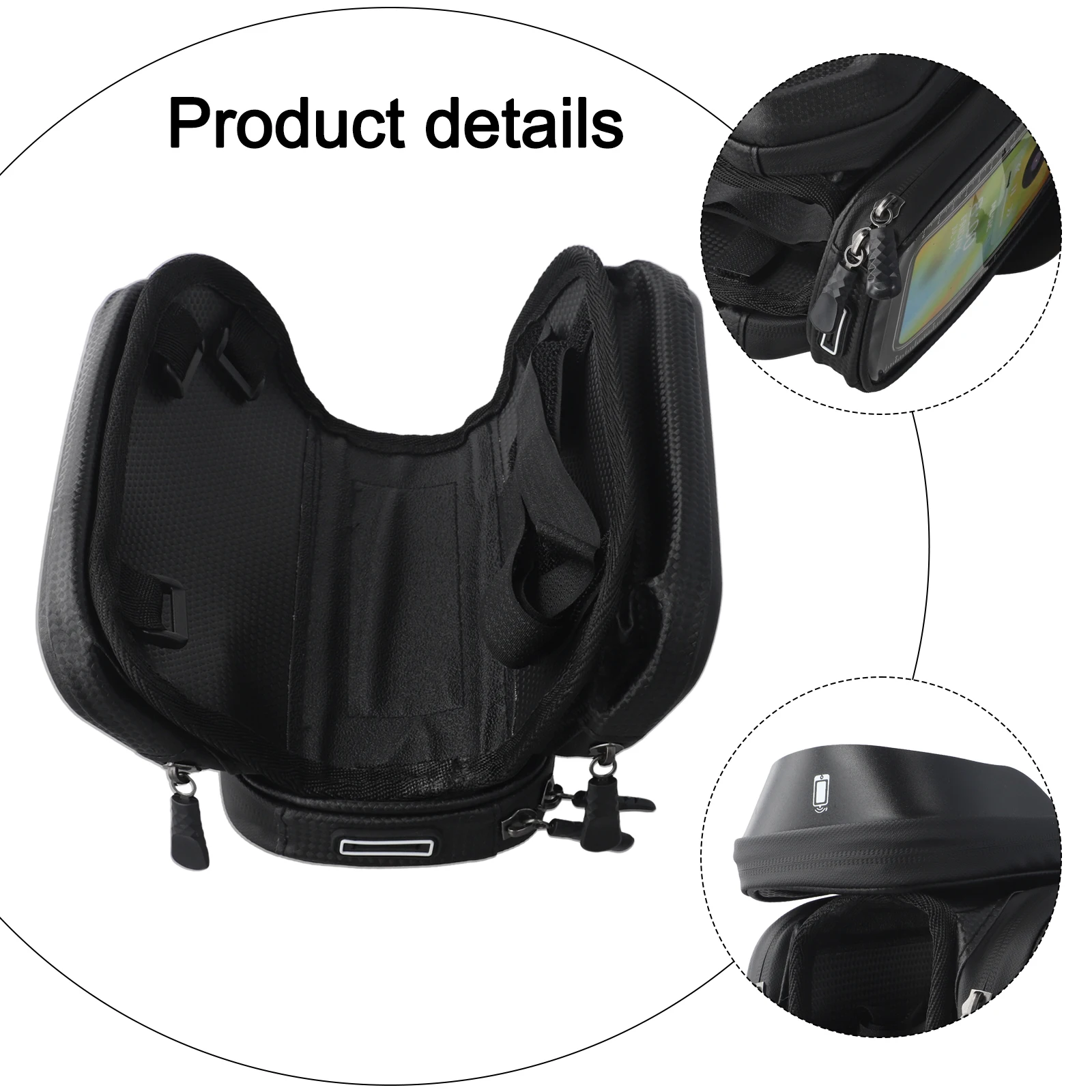 

For Cycling Trips For Outdoor Adventures Bike Front Bag Cycling Storage Bag Fits Mobile Phones Below 6.5 Inches