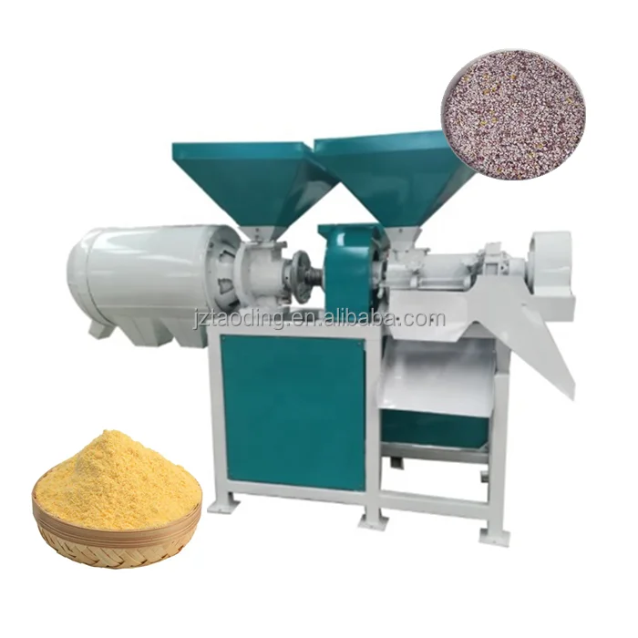 Professional Electric Corn Grinding Mill Machine Maize Grit Grinder Maker Flour Maize Milling Machine Corn Grits Milling Machine