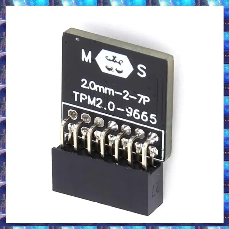 2025 TPM 2.0 Security Module For ASUS/MSI/Asrock LPC Interface, Remote Encryption Card Enhanced Data Protection 14Pin For Msi,TP