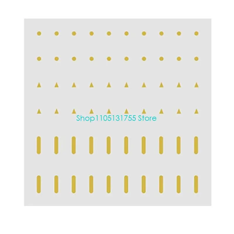 K0EF 1 Sheet Guide Positioning Stickers with Adhesive Backing for Assembly Use, Fishing Rod Alignment Stickers for Rod Sections