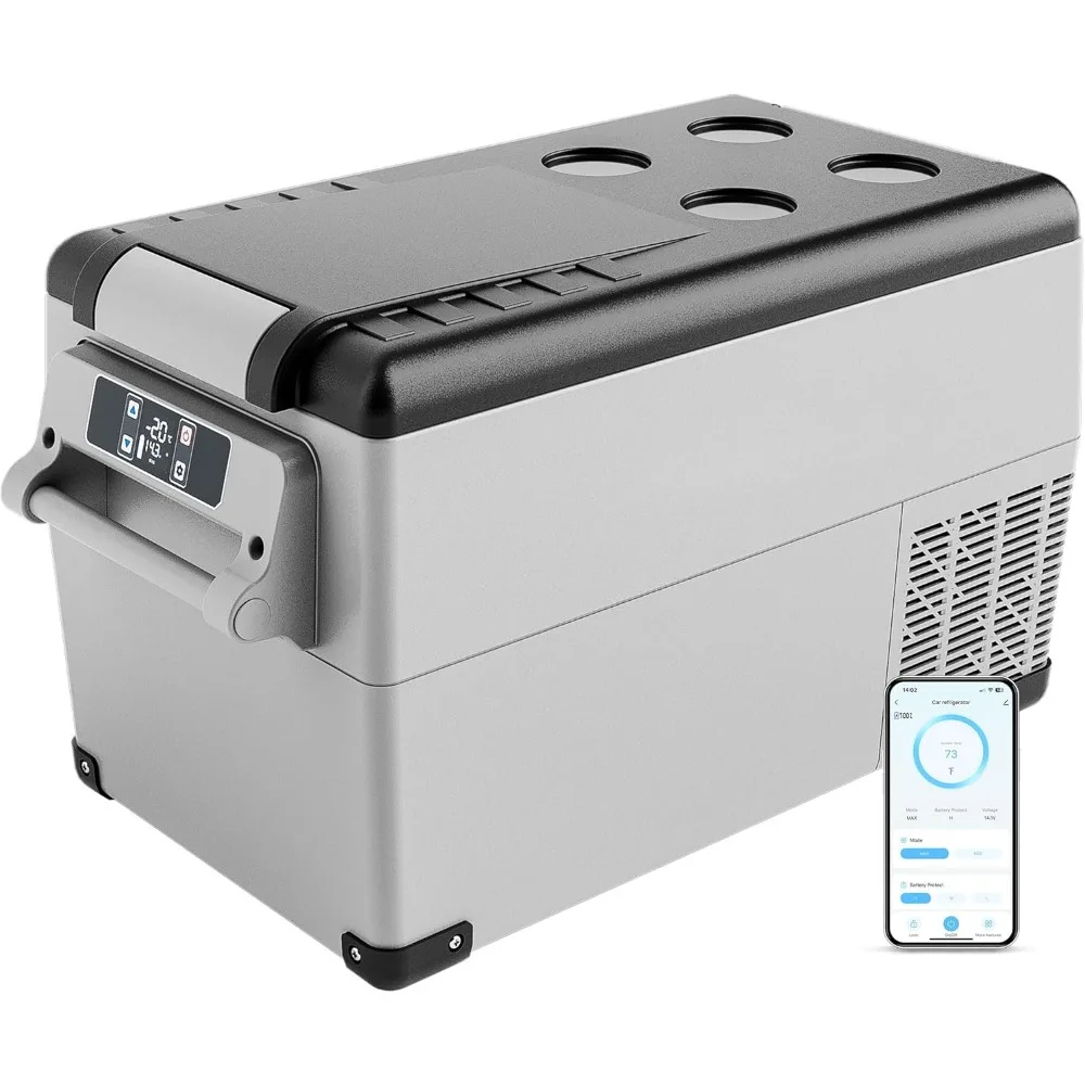 

12V Refrigerator, 38QT (35L) Electric Cooler, 12V Cooler -4 ℉~68 ℉, Suitable for Camping, Travel, Trucks, and Homes