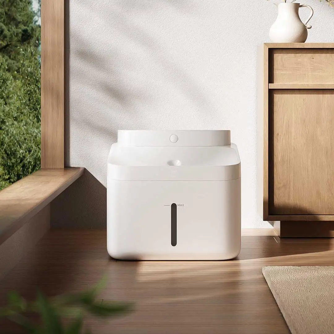 XIAOMI Mijia Smart Pet Water Dispenser 2nd Gen Wireless Design 3L 4000mA Lithium Battery IPX7 Waterproof Works with Mihome APP