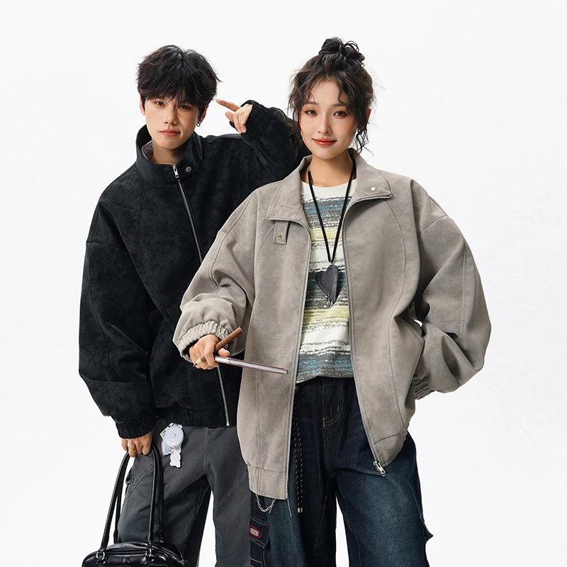 釣りジャケット 春秋新作 レザージャケット アウトドア メンズ おしゃれコート スタンドカラー ジップアップ レザージャケット