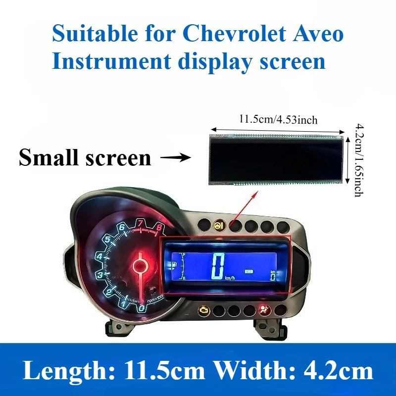 

Auto Parts Instrument Display for Chevrolet for Aiveio for Trax for Aveo for Sonic Small / Large Instrument LCD Display Repair