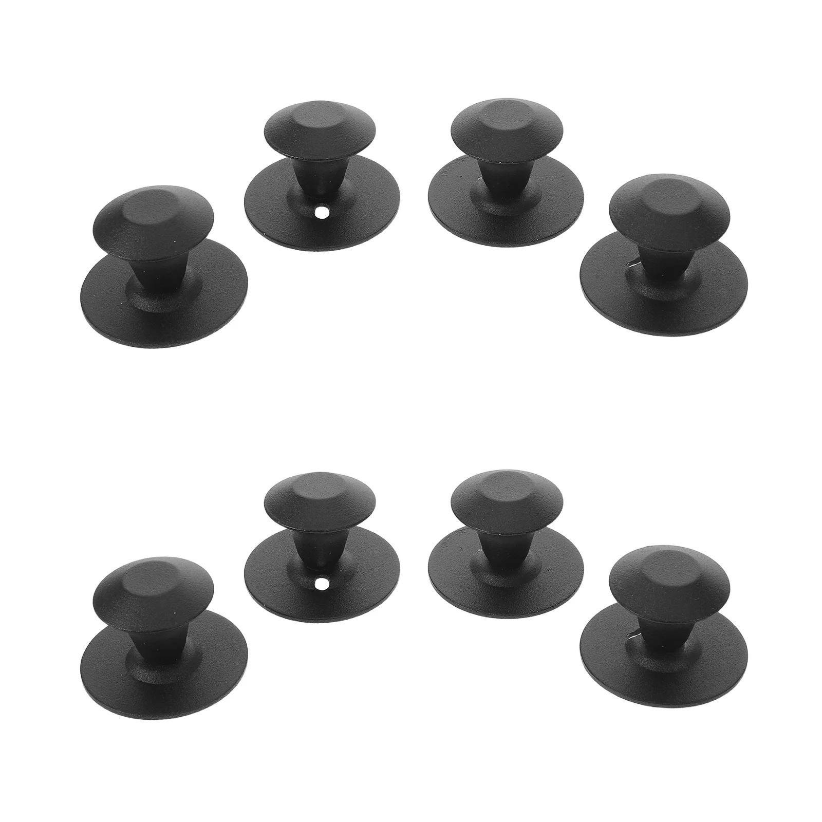 

8 pcs European Style Glass Door Pulls Round Drawer Handles No Punching Self Adhesive Cabinet Knobs For Kitchen Closet Pantry