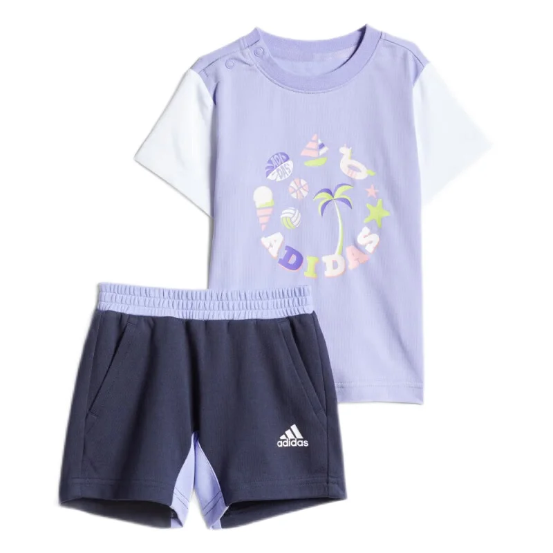 

Adidas Children's Summer Short-Sleeved Suit Hl8549