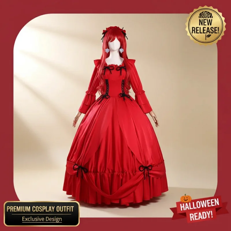 

☎TDA Nilou Cosplay Wig Costume Set Genshin Impact Women Halloween Carnival Party Dress Role Playing Outfits☎