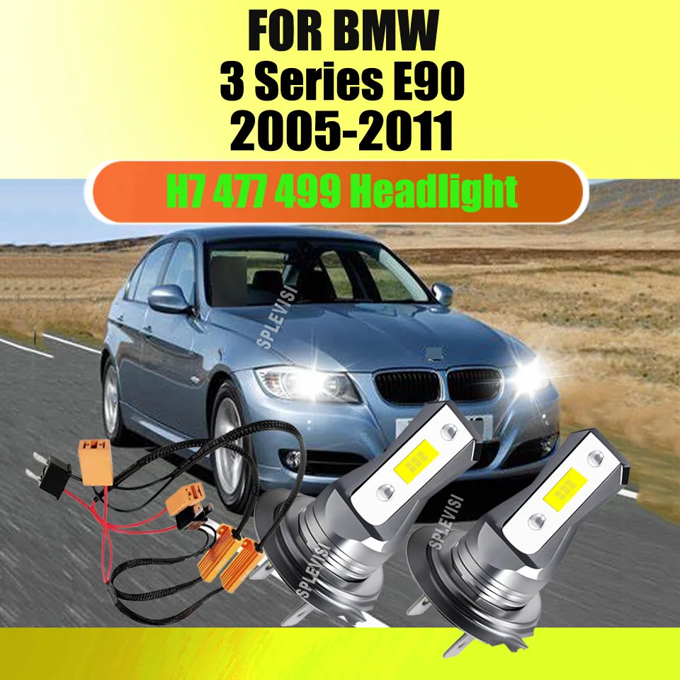 

H7 Cabus Ready LED 6000K Headlight Bulbs - No Modifications Required For BMW 3 Series E90 2005 2006 2007 2008 2009 2010 2011