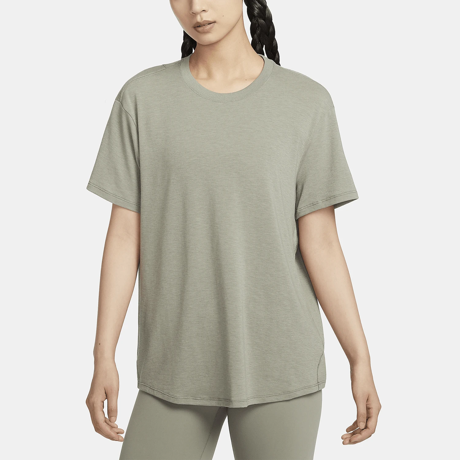 

Nike Official Genuine DRI-FIT Women's Soft Breathable Training T-Shirt FN2815-320