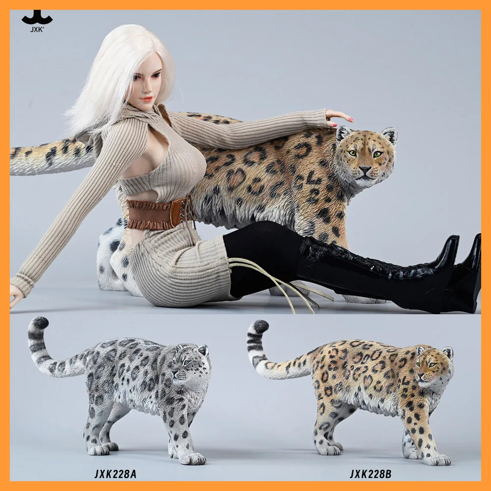 

JXK JXK228 1/6 Scale Soldier Scene Accessory Leopard Simulation Wild Animal Model Toy For 12-inches Action Figure Doll