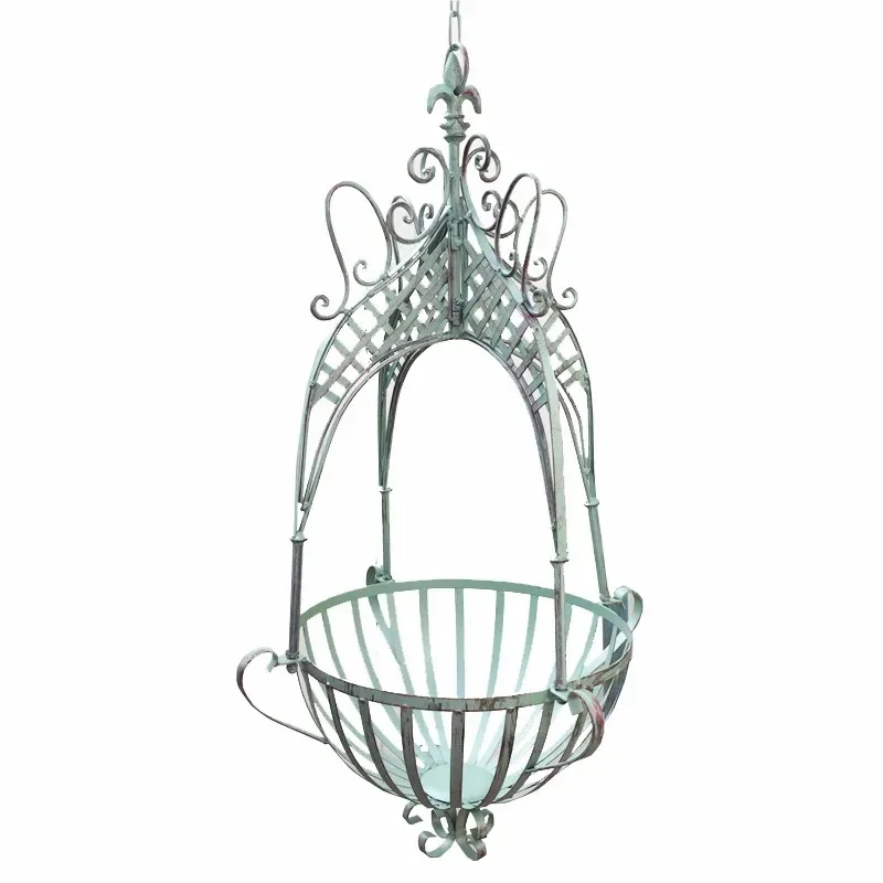 Foreign tradeAmerican-style rural home furnishings, wrought iron, hanging hanging baskets, flower baskets,