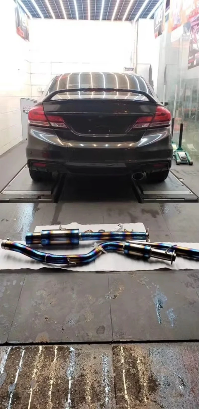 Made in China Performance Exhaust System Titanium Exhaust Valvetronic Catback with Remote Control for Si