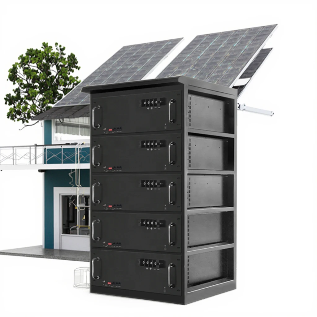 48V 200Ah Lithium Battery Pack IP65 Solar Storage BMS Connected CAN Communication Port for Hybrid Solar Energy System