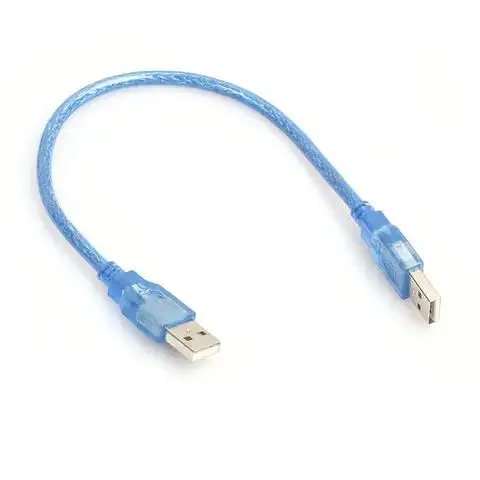 

USB Short Cable 30cm Male To Male Extension Cord USB 2.0 Copper Core Anti-interference Extension Cable