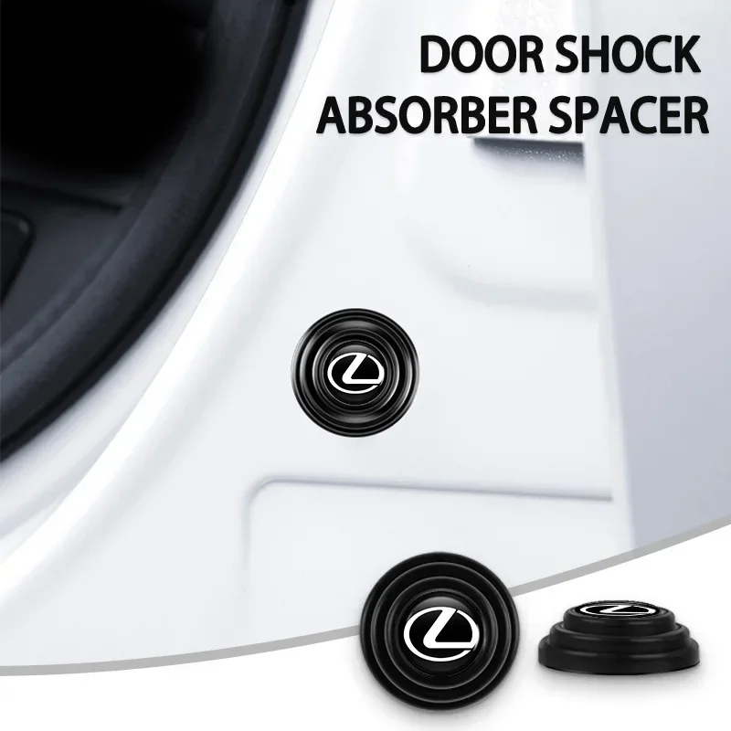 4/8/12pcs Car Door Shock Absorbing Anti-collis Spacer Stickers For Lexus CT ES GS NX IS250 CT200h IS300h ES300h ERX400h NX300h