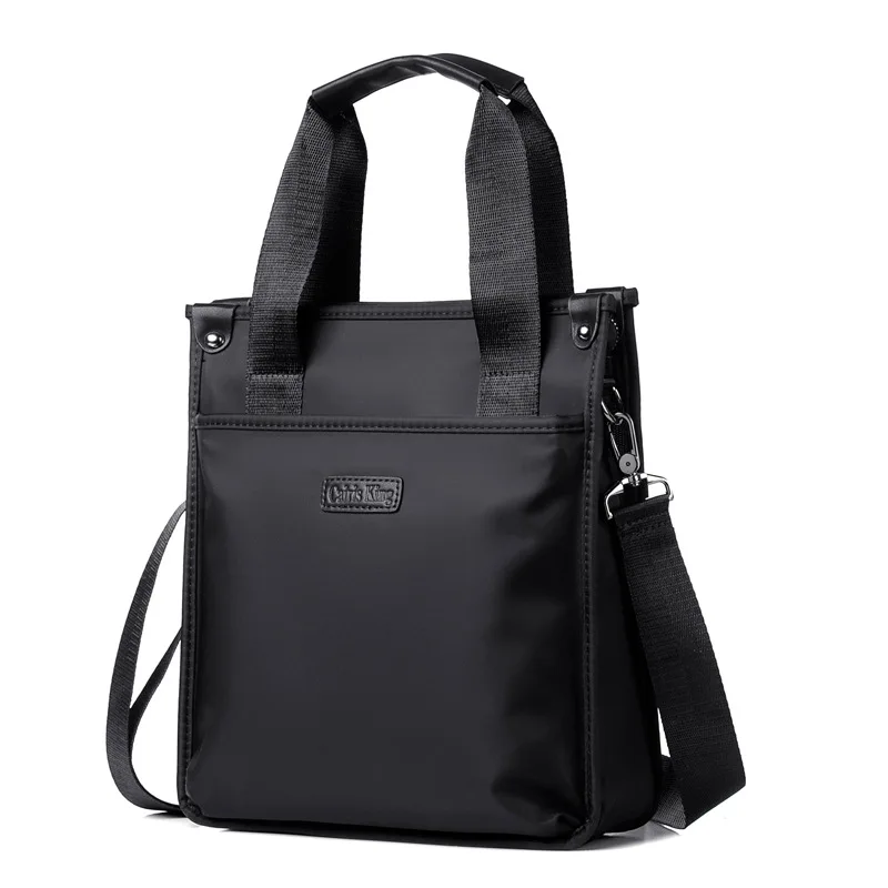 Men Computer Briefcase Oxford Business Bag Large Capacity Vertical Laptop Messenger Shoulder Handbag