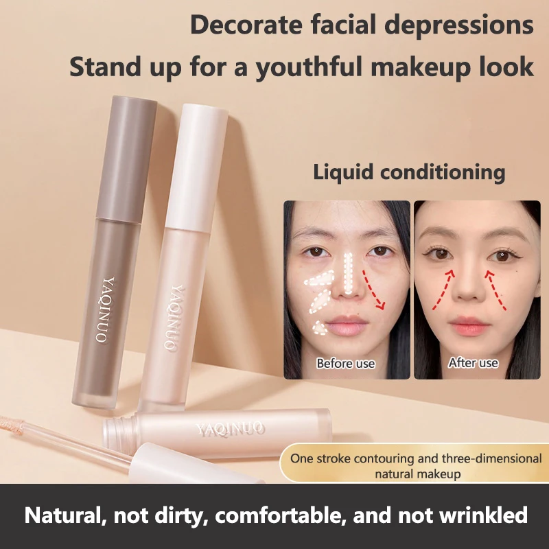 3.5g Liquid Toner Nose Face Shadow Toner Highlighters Shadow Brightening Cosmetics Makeup For Face