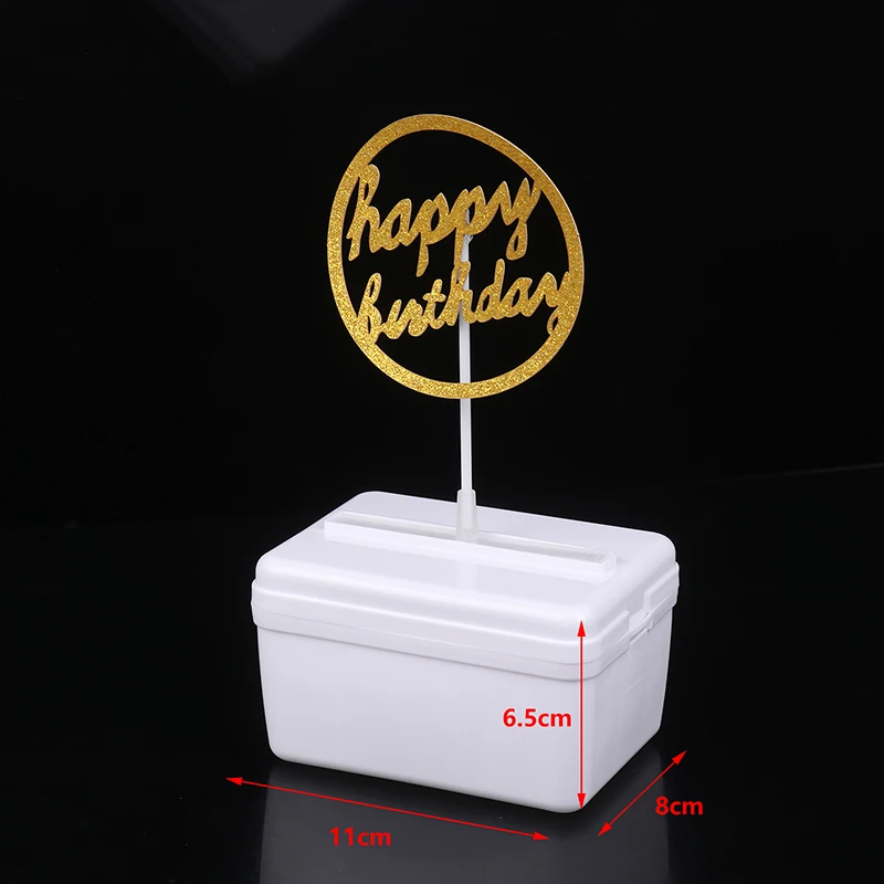 Divertida sorpresa para pastel de cumpleaños, decoración artesanal, caja para tirar de dinero, herramienta creativa reutilizable para hacer pasteles