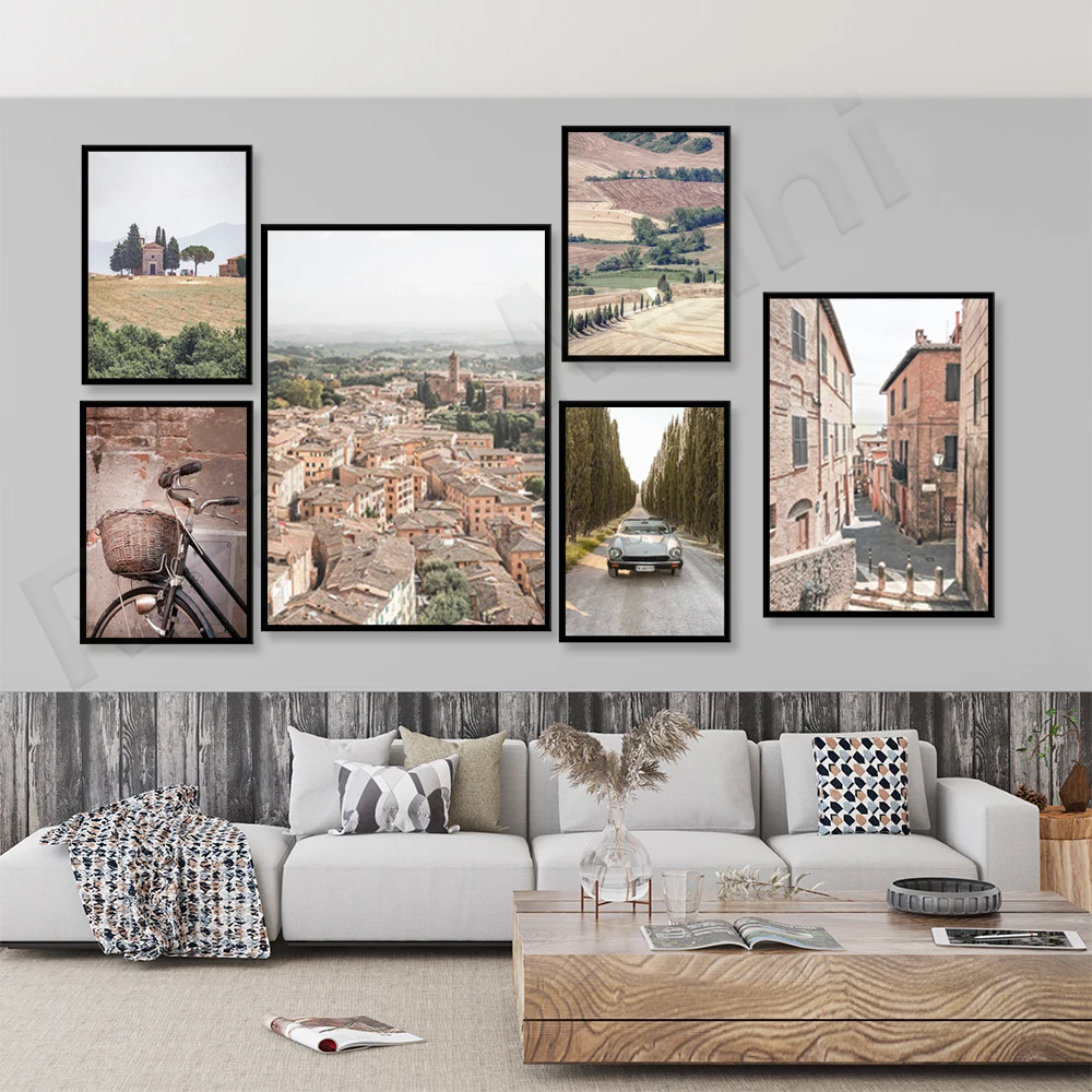 Italian prints, Italian gallery wall art, Tuscany, Florence and Verona printable art, neutral prints. travel landscape poster