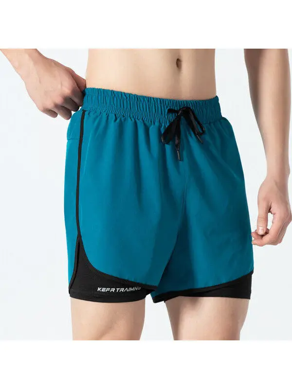 Мужские повседневные брюки свободного кроя свободного кроя Qui Dry Training orts Summer Running Fitn для легкой атлетики, длина четверти