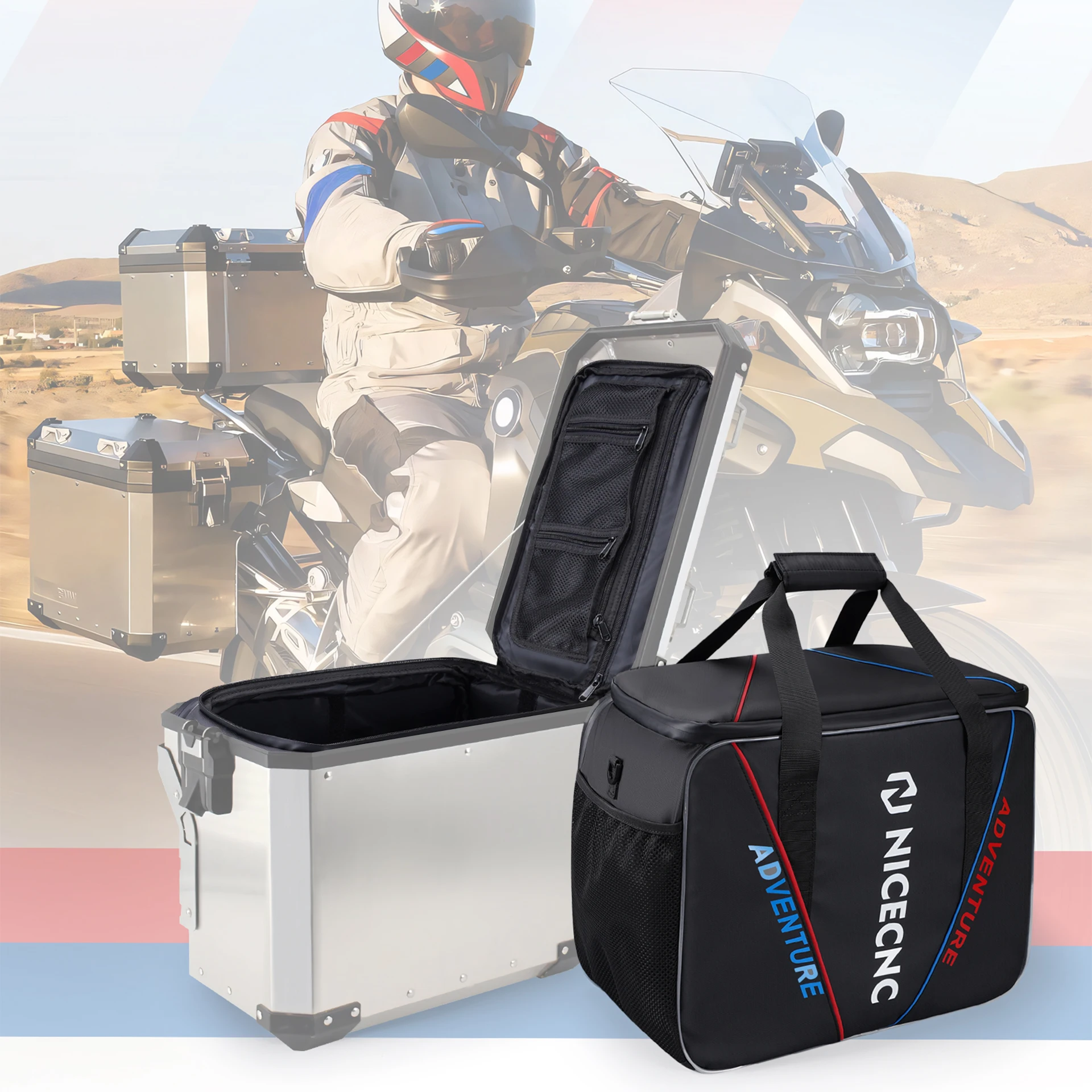 

Внутренние сумки-вкладыши для боковых кофров BMW R1250GS Adventure, подходят для BMW R1200GS Adventure 2007-2013, F800GS 2007-2008, 2012-2017