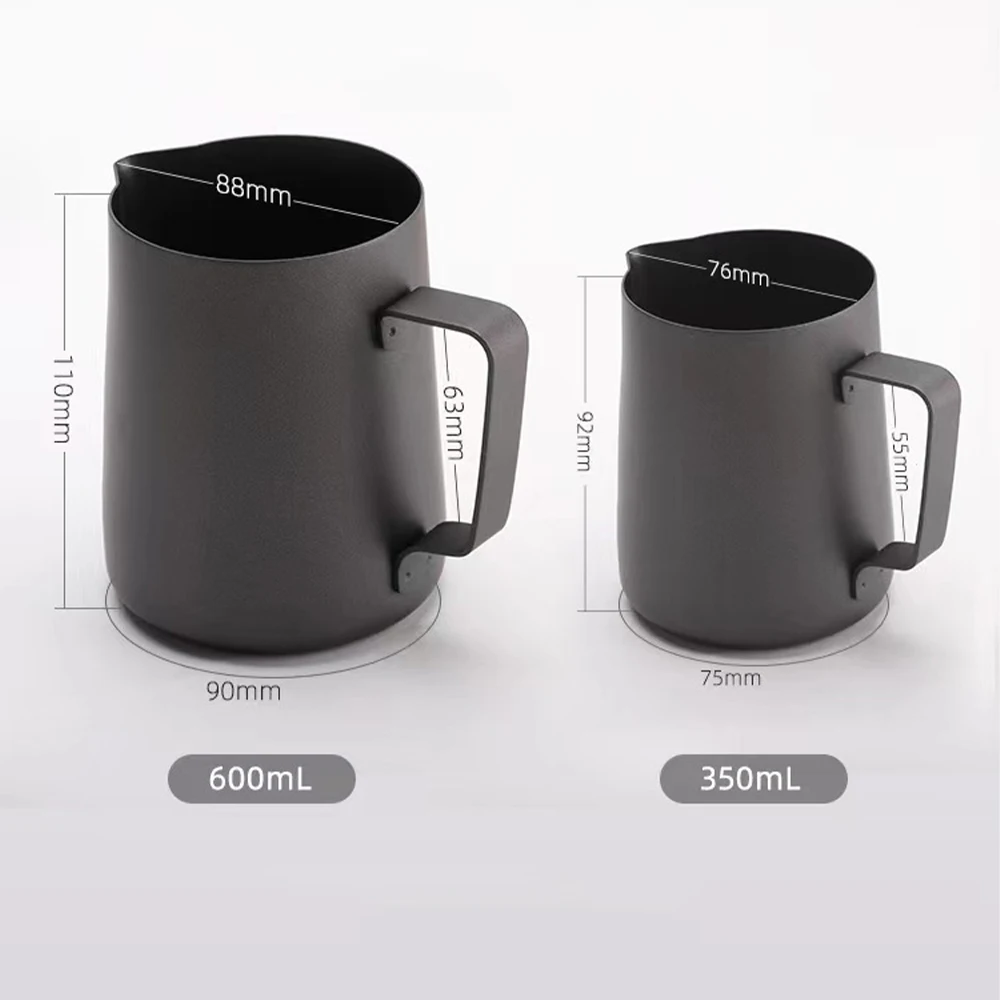 Stainless Steel Coffee Milk Frothing Pitcher Espresso Steaming Barista Latte Frother Cup Cappuccino Milk Jug Cream Froth Pitcher