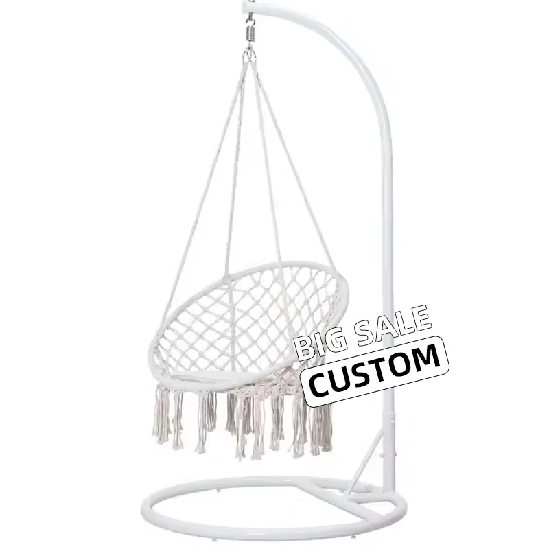 

Универсальный современный удобный уличный стул-гамак со стальным каркасом для гостиной, качественная уличная мебель для отдыха