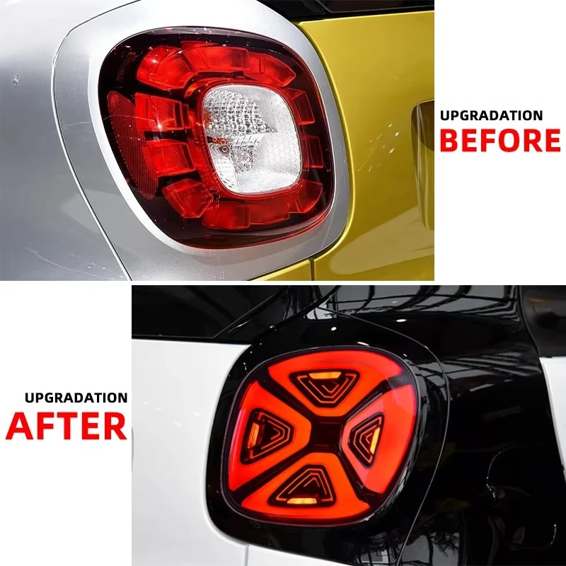 YU GUANG Tail Light for Mercedes Benz Smart Taillight 2015-2019 W453 Taillights Upgrade Rear Lights LED Signal Turn Indictors