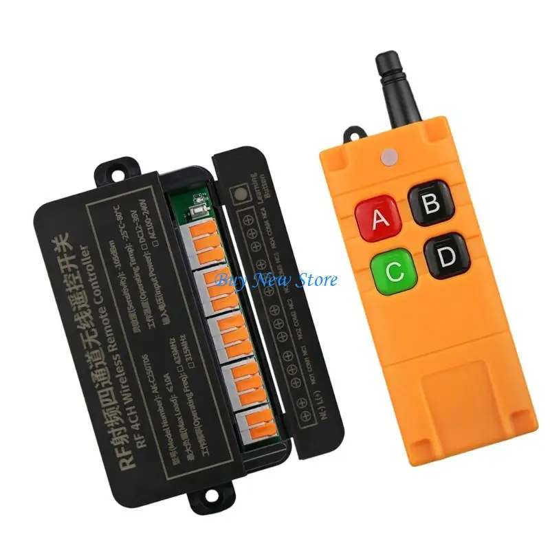 20CE 100-240V 10A 4 canali RF Switcher telecomando senza fili Sostituisci il telecomando