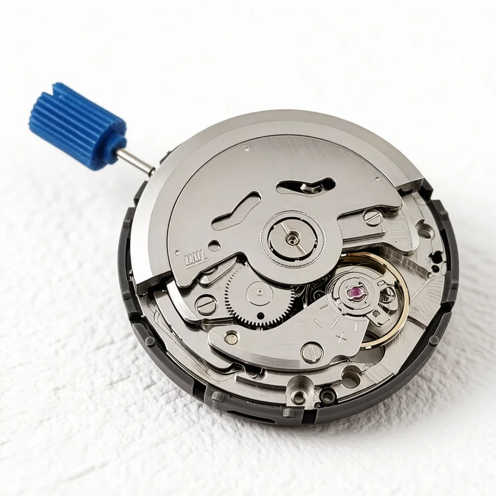 Genuine NH34 GMT Automatic Movement 4 Hands 24 Hour Second Time Zone Date Hacking High Accuracy Premium Watch Accessories
