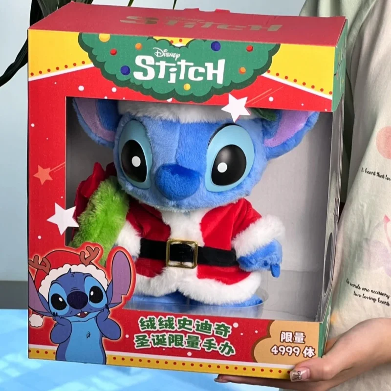Anime Disney Lilo & Stitch la serie de Papá Noel Stitch muñecas Navidad edición limitada muñeca juguetes regalos de navidad