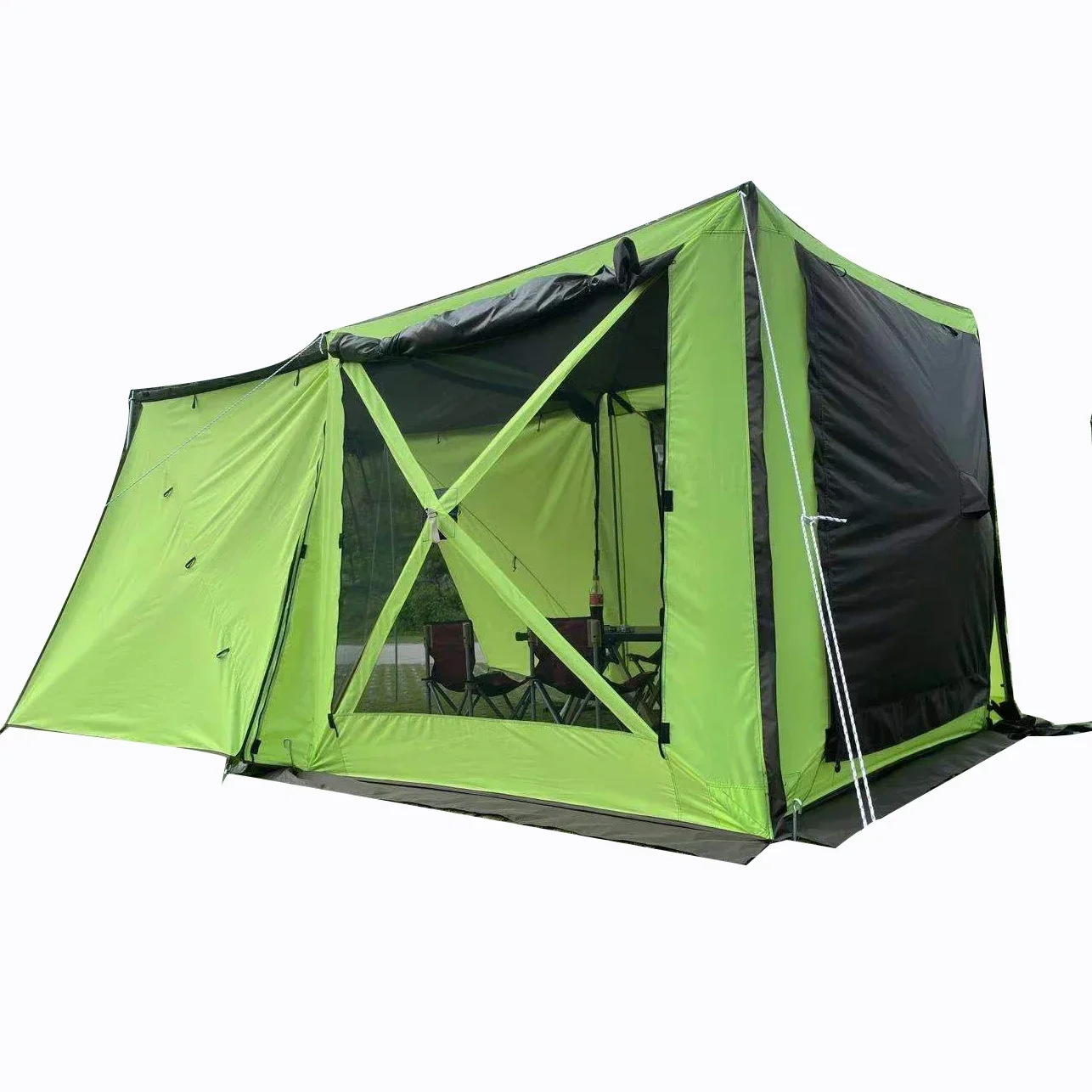 New Rear Of The Tent Hot Sell Camping Pop Up Quick Open Ice Cube Winter Fishing Tent