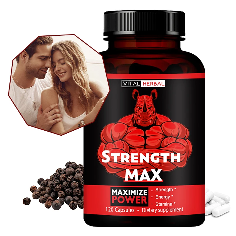 

Men's Vitality, Motivation & Strength Support 120 Vegetarian Capsules