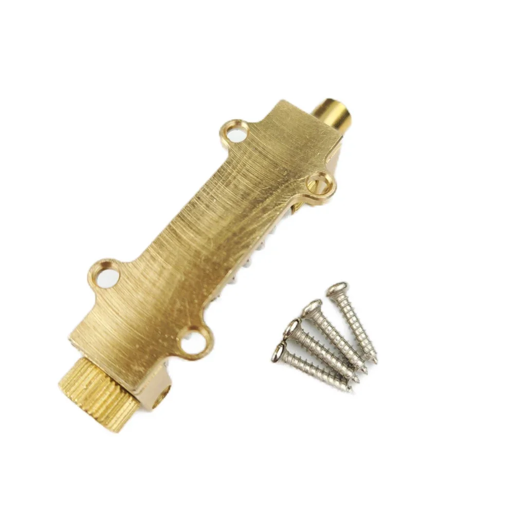 Kaynes Brass Guitar Tremolo Arming Adjuster Tremsetter Set Guitar Bridge Stopper Tremolo Stabilizer Stopper Kit