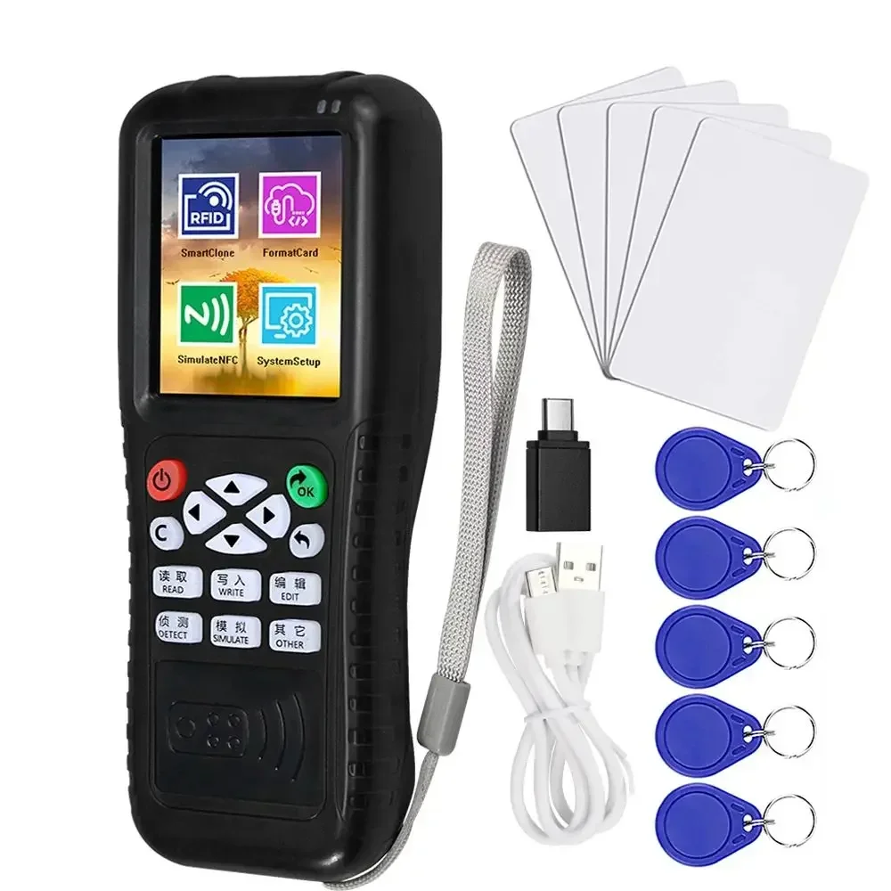 Lector de tarjetas de Control de acceso ICOPYKEY-X100 RFID/escritor/programador de tarjetas clave/decodificador/copiadora/copiadora NFC/decodificación de aplicaciones de Software gratuito