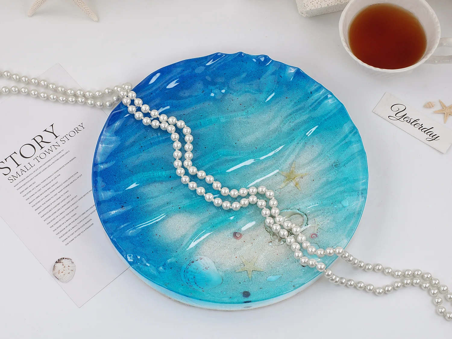 Sea Wave Tray Crystal Epoxy Re - огляд і ціна Resin Ocean Wave Mold